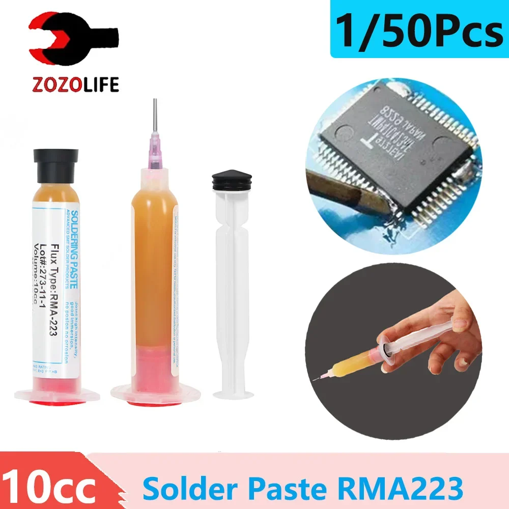 Soldering Flux Liquid - 1/50 шт. 10cc RMA-223 паяльная паста