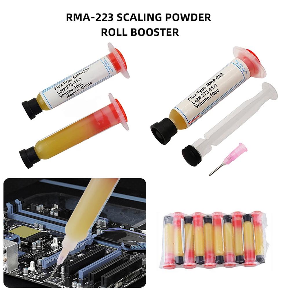Паяльная паста RMA223 безотмыв – обзор и цена Soldering Flux Liquid